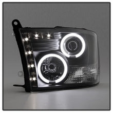 Load image into Gallery viewer, Spyder Dodge Ram 1500 09-14 Projector Headlights Halogen- CCFL Halo LED - Blk PRO-YD-DR09-CCFL-BK - eliteracefab.com