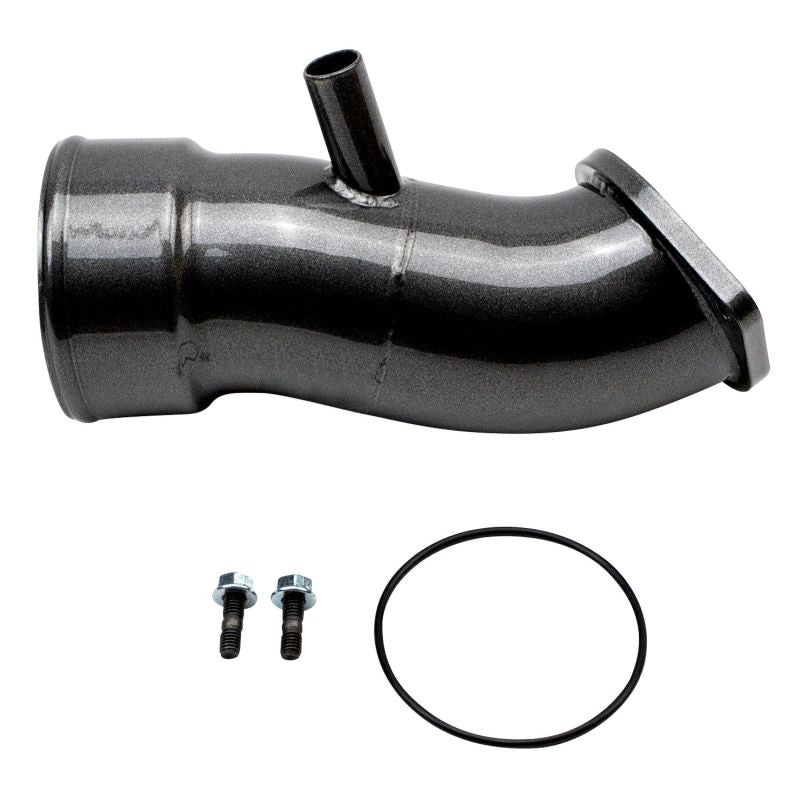 Wehrli 2020+ Chevrolet 6.6L L5P Duramax 3.5in Intake Horn w/PCV Port - WCFab Grey - eliteracefab.com