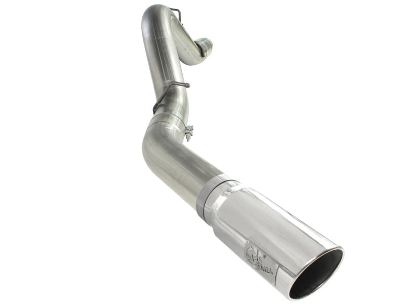 aFe MACHForce XP Exhaust 5in DPF-Back SS 11-13 GM Diesel Trucks V8-6.6L (td) (LML) (Pol Tip) aFe