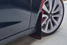 Load image into Gallery viewer, Rally Armor 17+ Tesla Model 3 UR Black Mud Flap w/ Blue Logo - eliteracefab.com