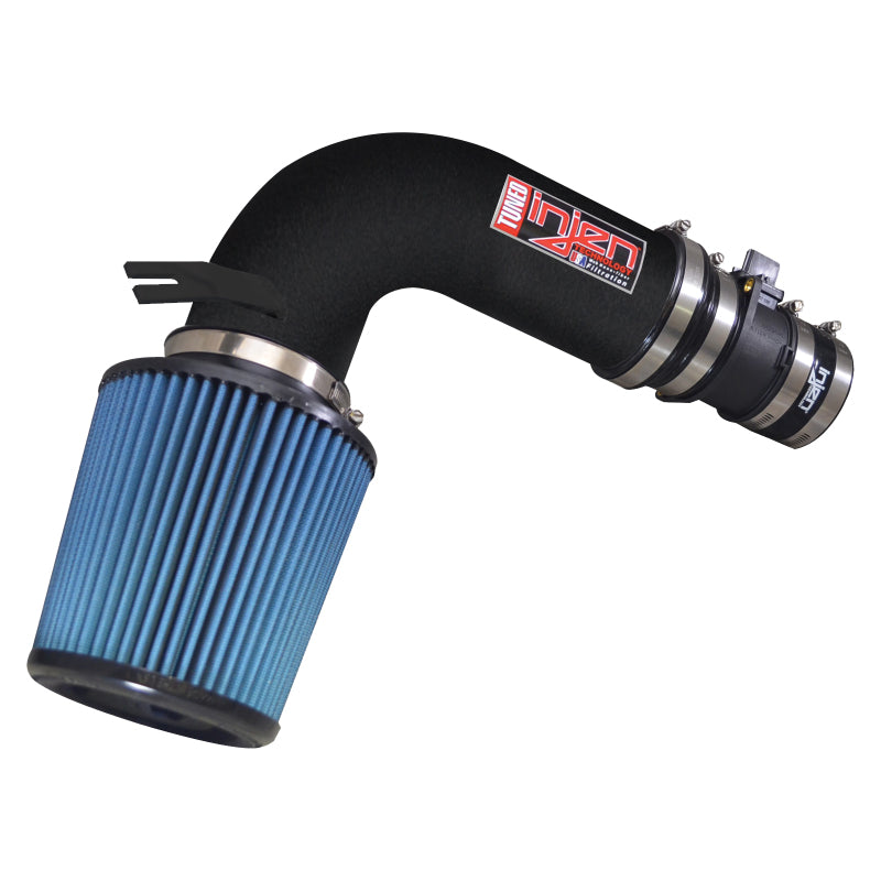 Injen 14-18 Dodge Ram 3.0L V6 Wrinkle Black Power-Flow Short Ram Intake - eliteracefab.com