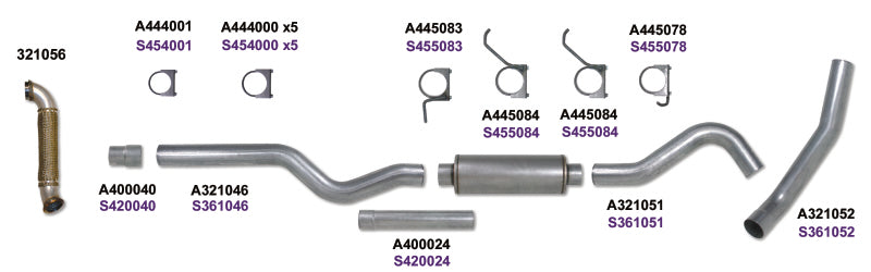 Diamond Eye KIT 4in CBSGL w/ TDP SS 06-07 Chevy/GMC 6.6L Duramax 2500/3500 Diamond Eye Performance