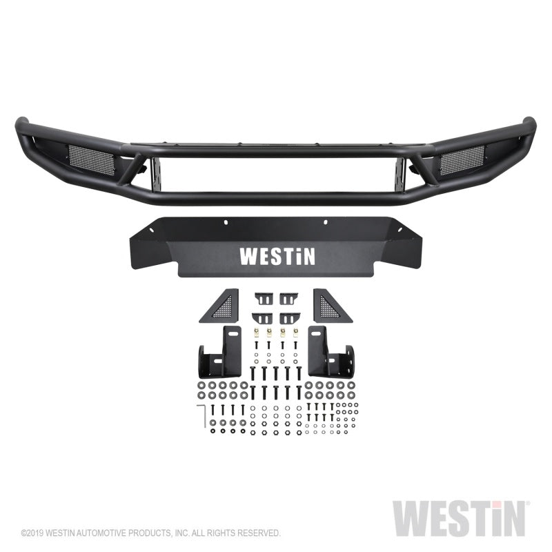 Westin 17-20 Ford F-150 Raptor Outlaw Front Bumper - Tex. Blk Westin