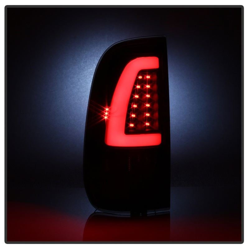 xTune 97-03 Ford F-150 Light Bar LED Tail Lights - Black Smoke (ALT-ON-FF15097-LBLED-BSM) - eliteracefab.com