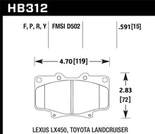 Load image into Gallery viewer, Hawk Performance HPS Brake Pads - HB312F.591