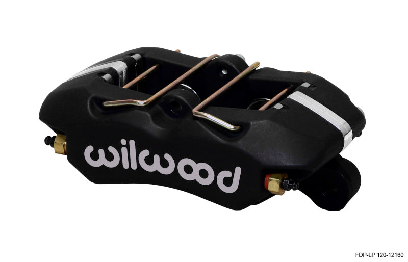 Wilwood Caliper-Dynapro Low-Profile 5.25in Mount - Blk Ano 1.12in Pistons .81in Disc Wilwood
