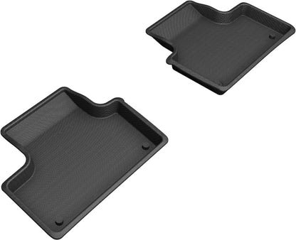 3D MAXpider L1VV02721509 18-21 Volvo XC60 T8 Twin Engine Kagu 2nd Row Floormats - Black