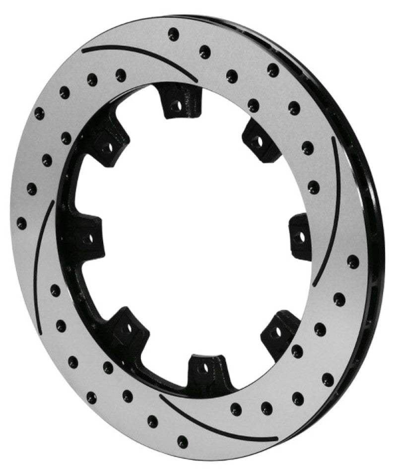 Wilwood Rotor-UL32 Iron LH-SRP BLK Drl 12.19 x .810 - 8 on 7.62in Wilwood