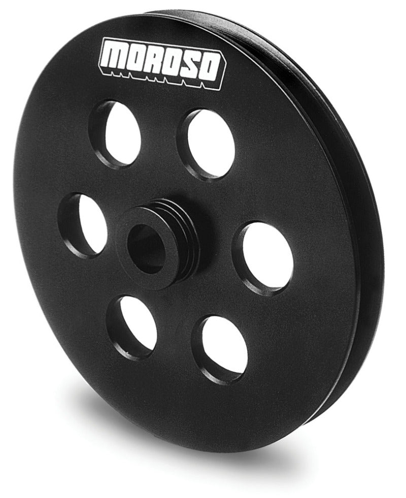 Moroso GM (Late Model) Power Steering Pulley - Single Groove - Billet Aluminum Moroso