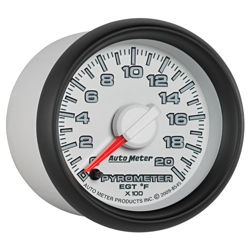 AutoMeter GAUGE; PYRO. (EGT); 2 1/16in.; 2000deg.F; STEPPER MOTOR; RAM GEN 3 FACT. MATCH Dodge 2003-2009 - eliteracefab.com