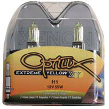 Load image into Gallery viewer, Hella Optilux H1 12V/55W XY Yellow Bulb - eliteracefab.com