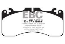 Load image into Gallery viewer, EBC 09+ Lexus LS460 4.6 Sport Yellowstuff Front Brake Pads - eliteracefab.com