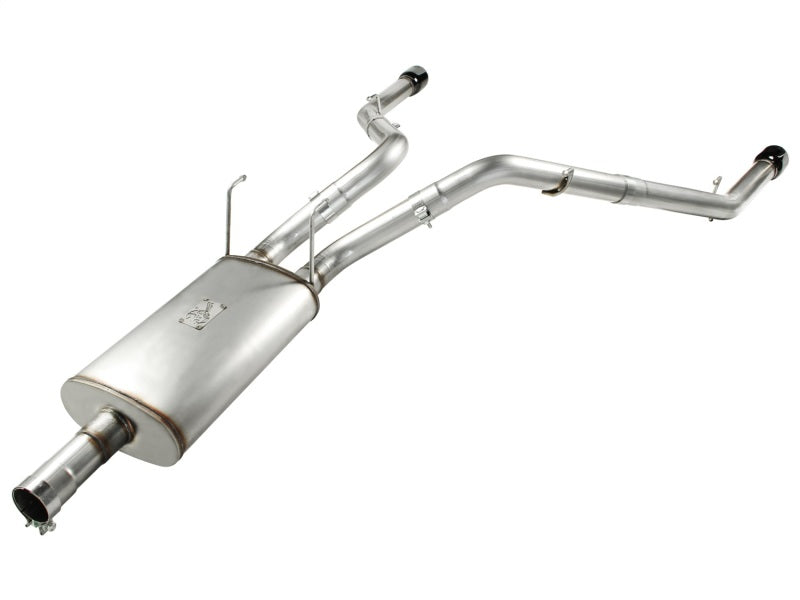 aFe MACHForce XP Exhausts Cat-Back SS-409 EXH CB Dodge Ram 1500 5.7L HEMI 09-13 Glossed Black - eliteracefab.com