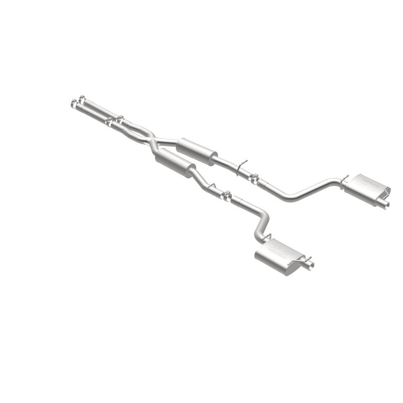 MagnaFlow Cat-Back SS 2.5in Dual Split Rear Exit (OEM Tips) 15-16 Dodge/Chrysler Charger/300 5.7L V8 Magnaflow