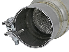 aFe MACH Force-Xp 409 SS Resonator 3in. Inlet/Outlet / 4in. Diameter / 12in. Body / 16in. Length - eliteracefab.com