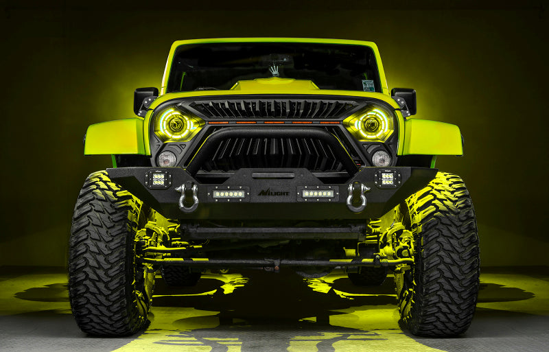 Oracle Oculus 7in ColorSHIFT Bi-LED Projector Headlights for Jeep Wrangler JK - eliteracefab.com