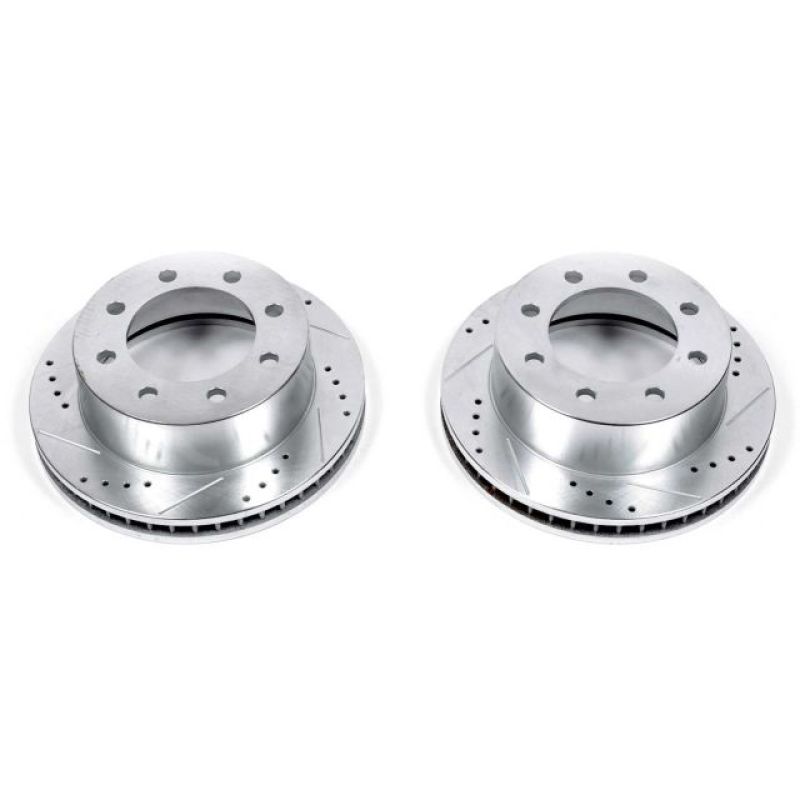 Power Stop 00-02 Dodge Ram 2500 Front Evolution Drilled & Slotted Rotors - Pair PowerStop
