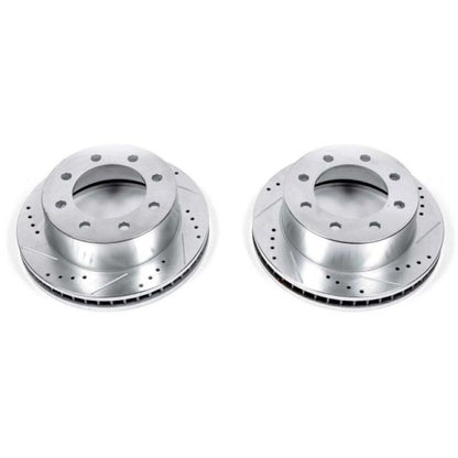 Power Stop 00-02 Dodge Ram 2500 Front Evolution Drilled & Slotted Rotors - Pair PowerStop