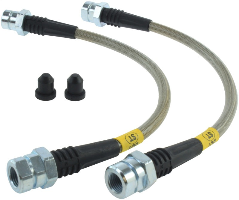 STOPTECH 06-12 AUDI A3/08-13 TT QUATTRO / 05-12 VW JETTA REAR STAINLESS STEEL BRAKE LINE KIT, 950.33515 - eliteracefab.com