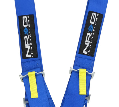 NRG SFI 16.1 5PT 3in. Seat Belt Harness / Cam Lock - Blue - eliteracefab.com