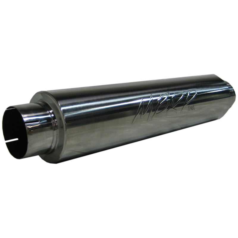 MBRP Replaces all 30 overall length mufflers Muffler 4 Inlet /Outlet 24 Body 30 Overall T409 - eliteracefab.com