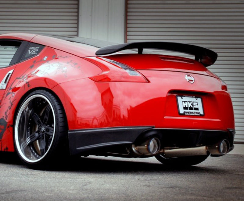 HKS Hi-Power Exhaust Full Dual with Adjustable Titanium Tips Nissan 370Z 2009-2010 - eliteracefab.com