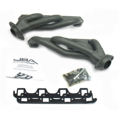 JBA 86-93 Ford Mustang 5.0L SBF 1-5/8in Primary Ti Ctd Cat4Ward Header JBA