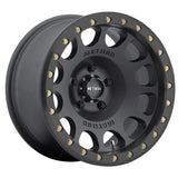 Method Race Wheels MR105 Beadlock, 17x9, -38mm Offset, 5x5, 71.5mm Centerbore, Matte Black, w/ BH-H24125