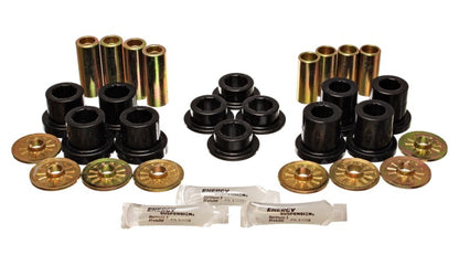 Energy Suspension 92-02 Dodge Viper Black Front Control Arm Bushing Set - eliteracefab.com