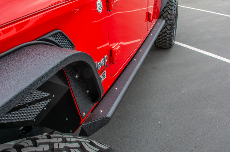 DV8 Offroad 2019+ Jeep Gladiator Side Step/Sliders - eliteracefab.com