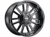 Mayhem 8115 Apollo 20x10 / 6x135 BP / -19mm Offset / 106mm Hub Black w/ Milled Spokes Wheel