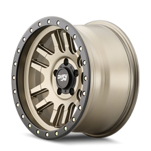 Load image into Gallery viewer, Dirty Life 9309 Canyon Pro 17x9/5x150 BP/0mm Offset/110mm Hub Satin Gold Wheel - Beadlock