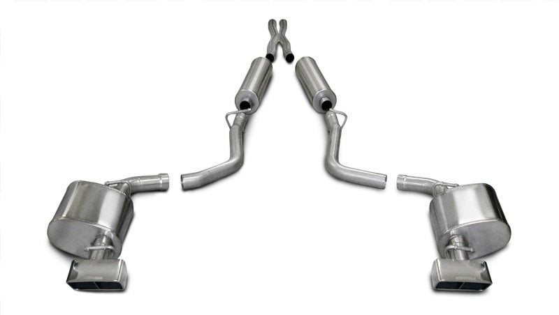 Corsa 09-10 Dodge Challenger R/T 5.7L V8 Manual Polished Xtreme Cat-Back Exhaust CORSA Performance