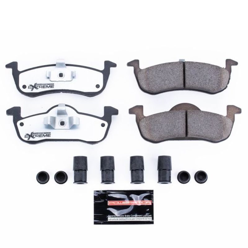 Power Stop 07-17 Ford Expedition Rear Z36 Truck & Tow Brake Pads w/Hardware - eliteracefab.com