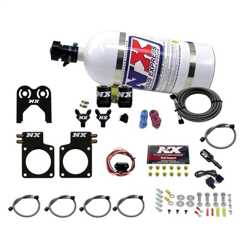 Nitrous Express Nissan GT-R Nitrous Plate Kit (35-300HP) w/10lb Bottle - eliteracefab.com