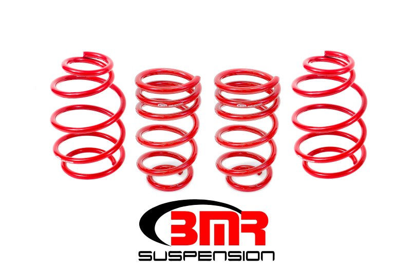 BMR 10-15 5TH GEN CAMARO V8 LOWERING SPRING KIT (SET OF 4) - RED ( 2010-2015 ) - eliteracefab.com