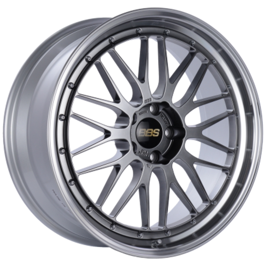 BBS LM 20x10.5 5x114.3 ET35 Diamond Black / Diamond Cut Lip Wheel PFS/Clip Required BBS