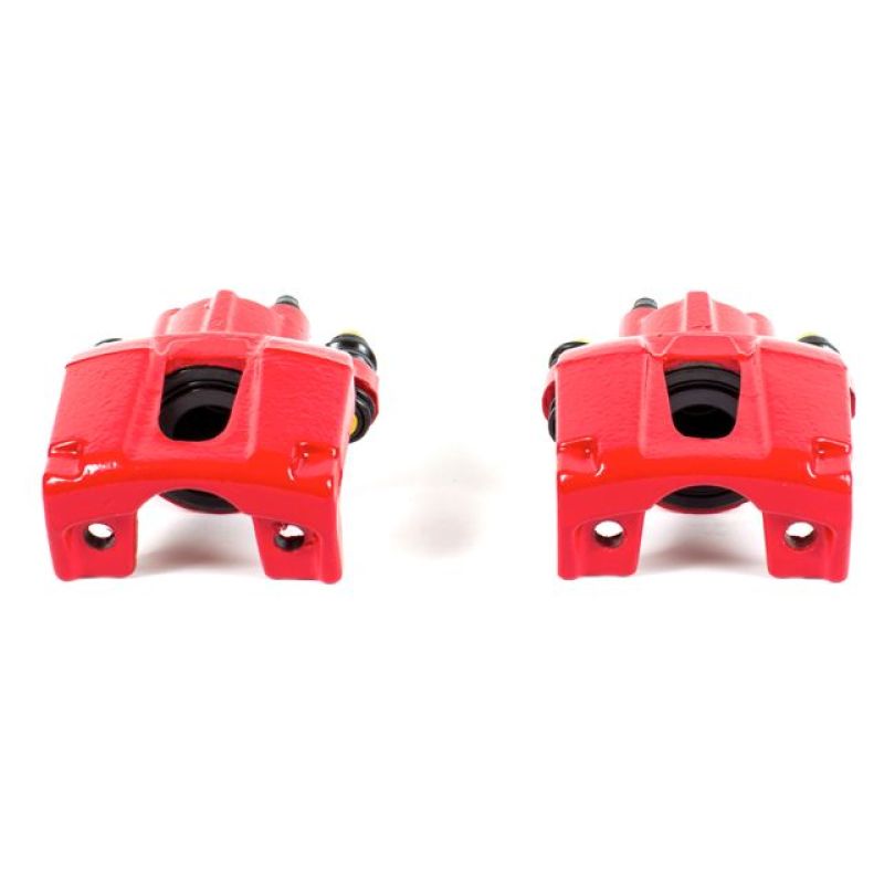 Power Stop 05-10 Infiniti QX56 Rear Red Calipers w/o Brackets - Pair - eliteracefab.com