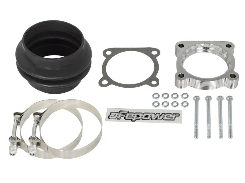 aFe Silver Bullet Throttle Body Spacers TBS Nissan Patrol 10-16 V8-5.6L - eliteracefab.com