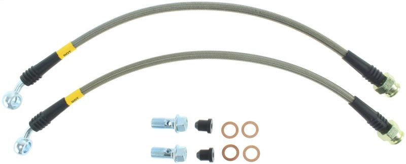 STOPTECH 2012 JEEP GRAND CHEROKEE (ALL) STAINLESS STEEL REAR BRAKE LINES, 950.58500 - eliteracefab.com