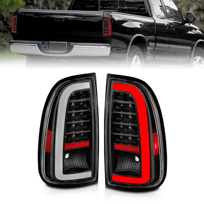 ANZO TOYOTA TUNDRA 00-06 LED LIGHT BAR TAIL LIGHTS BLACK CLEAR LENS(STD BED REGULAR CAB, ACCESS CAB) 311411