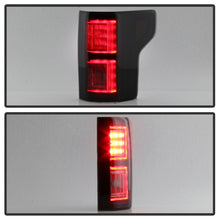 Load image into Gallery viewer, Spyder Ford F150 2015-2017 Light Bar LED Tail Lights - Black Smoke ALT-YD-FF15015-LBLED-BSM - eliteracefab.com