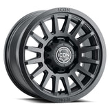 ICON Recon SLX 18x9 8x170 BP 6mm Offset 5.25in BS 125mm Hub Bore Satin Black Wheel