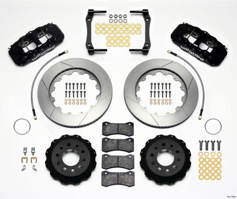 Wilwood AERO4 Rear Kit 14.25in 2014-Up Corvette C7 w/Lines Wilwood