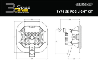 Diode Dynamics SS3 Max Type SD Kit ABL - White SAE Fog Diode Dynamics