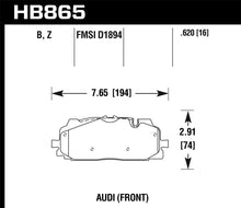 Load image into Gallery viewer, Hawk Performance HPS 5.0 Front Brake Pads | 2018-2019 Audi S5 - eliteracefab.com