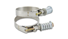 Load image into Gallery viewer, Vibrant SS T-Bolt Clamps Pack of 2 Size Range: 2.94in to 3.24in OD For use w/ 2.75in ID Coupling - eliteracefab.com