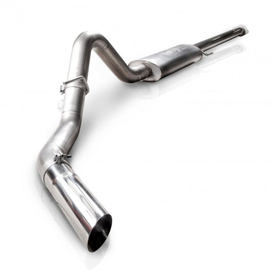 Stainless Works 2011-14 F-150 3.5L 3-1/2in Catback Chambered Muffler Factory Connection Stainless Works