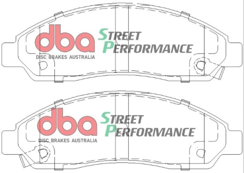 DBA Street Performance Front Brake Pads - DB1468SP DBA