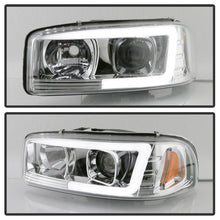 Load image into Gallery viewer, Spyder GMC Sierra 1500/2500/3500 99-06 V2 Projector Headlights - DRL - Chrome PRO-YD-CDE00V2-LB-C - eliteracefab.com